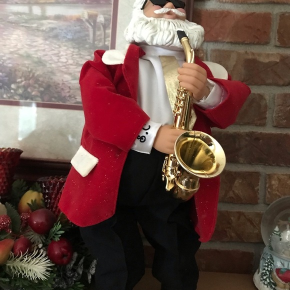 Rare Vintage Dancing Jazz Santa Clause - Picture 14 of 16